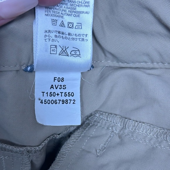 The North Face Convertible Tan Beige Zip Off Cargo Hiking Shorts Women's Size 6 - Picture 5 of 10